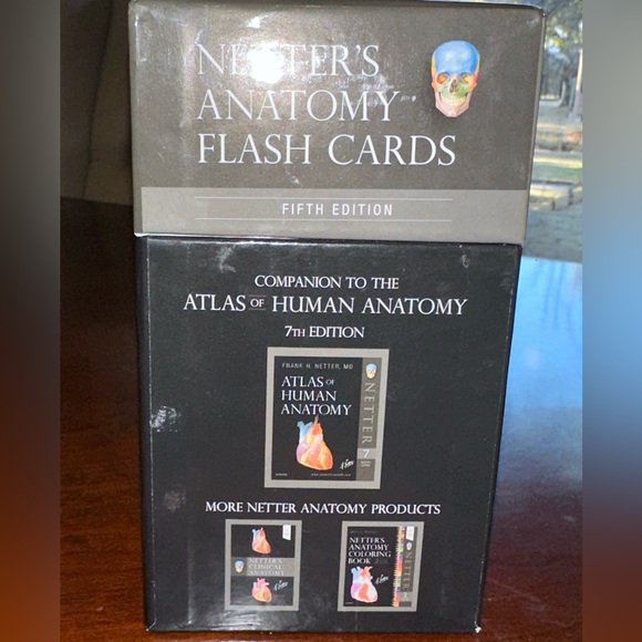 netter Media Netters Anatomy Flash Cards 5th Edition Poshmark